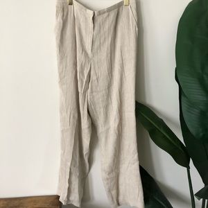 Eileen fisher 1X pants linin/cotton